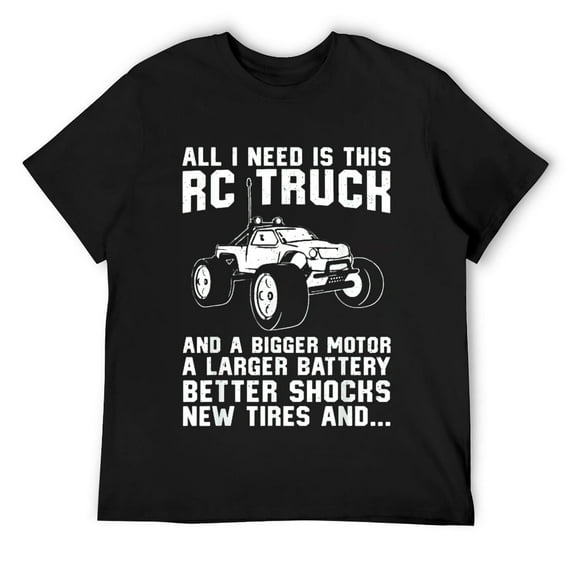 Cool RC Truck Design For Men Women RC Truck Racing Lovers T-Shirt Black Large