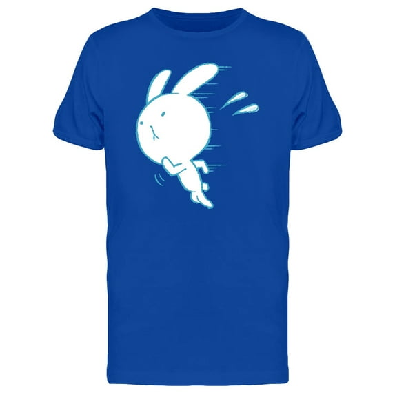 Cool Rabbit Running Doodle Tee Men's -Image by Shutterstock