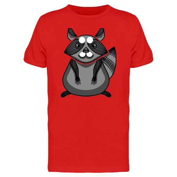 Cool Raccoon Design Tee Men's -Image by Shutterstock