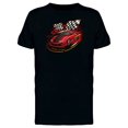 thumbnail image 1 of Cool Race Car Cartoon T-Shirt Men -Image by Shutterstock, Male 3X-Large, 1 of 2