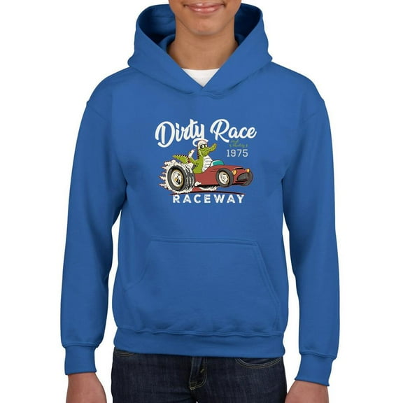 Cool Racer Crocodile Design Hoodie Juniors -Image by Shutterstock,  Medium