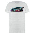 thumbnail image 1 of Cool Racing Car Graphic T-Shirt Men -Image by Shutterstock, Male Large, 1 of 2
