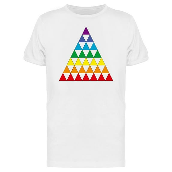 Cool Rainbow Triangle Doodle T-Shirt Men -Image by Shutterstock, Male Medium