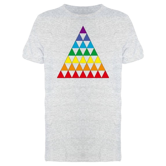 Cool Rainbow Triangle Doodle Tee Men's -Image by Shutterstock