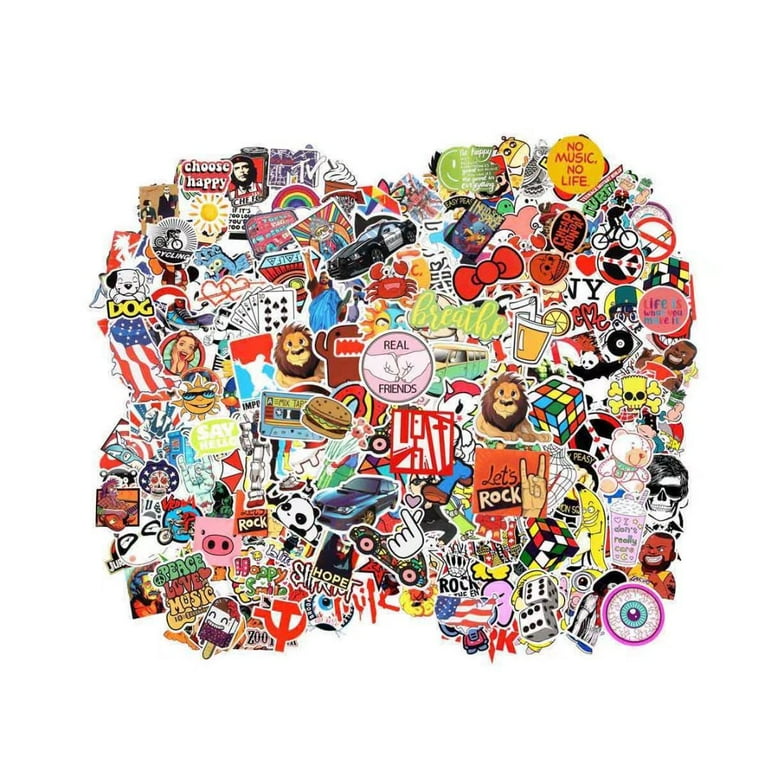 Cool Random Stickers Pack 105-700pcs Waterproof Vinyl Stickers for