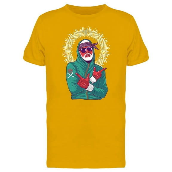 Cool Rapper Hip-Hop T-Shirt Men -Image by Shutterstock, Male 3X-Large