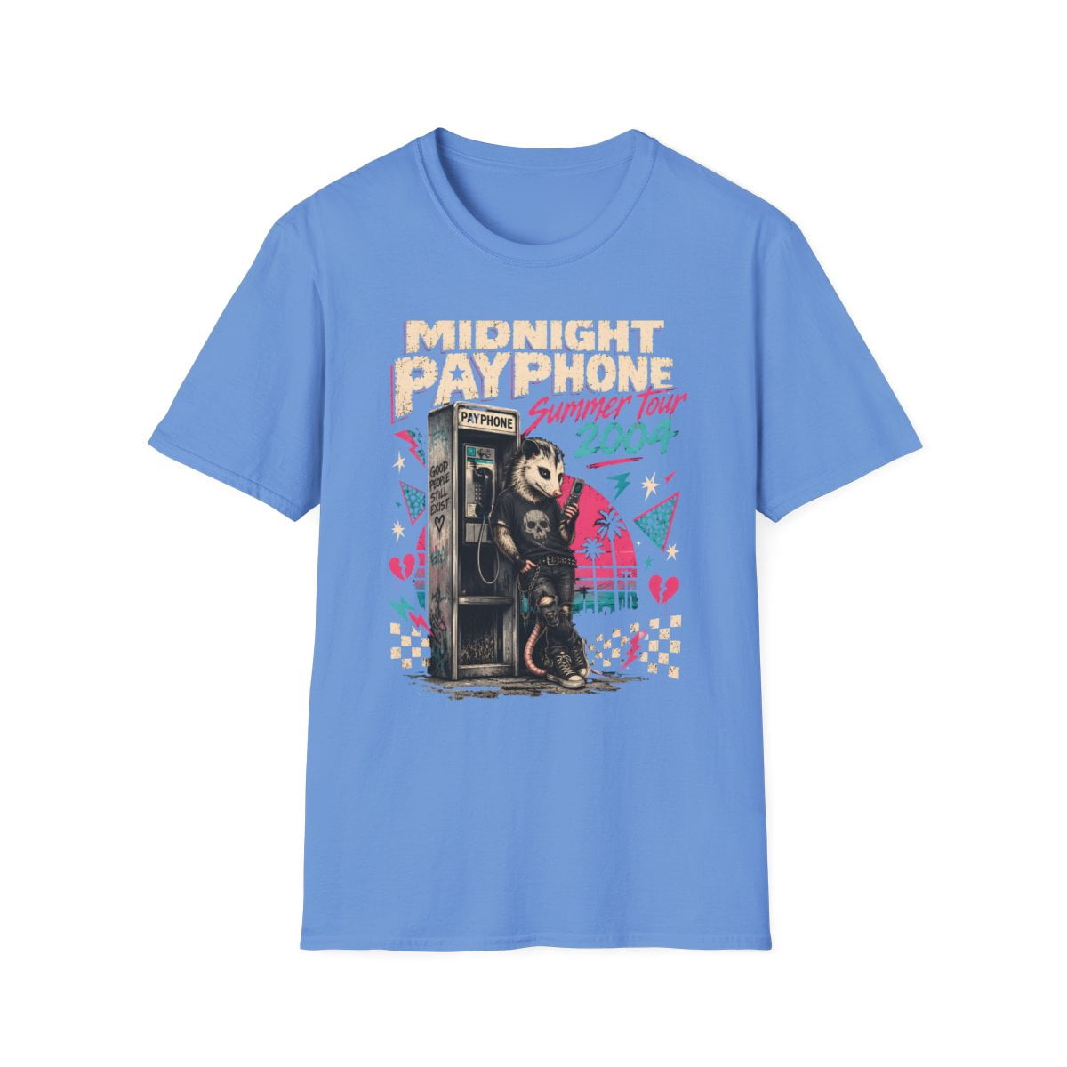 Cool Rat With Skull And Phone Graphic T-Shirt - Walmart.com