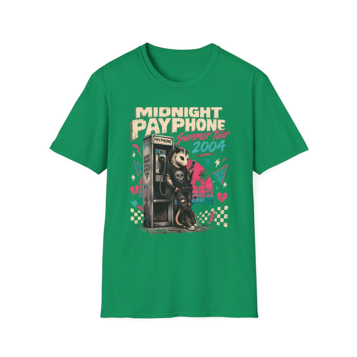 Cool Rat With Skull And Phone Graphic T-Shirt - Walmart.com