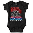 thumbnail image 1 of Cool Ready To Crush Monster Truck Bodysuit Jumper Boys Infant Baby Brisco Brands 12M, 1 of 7