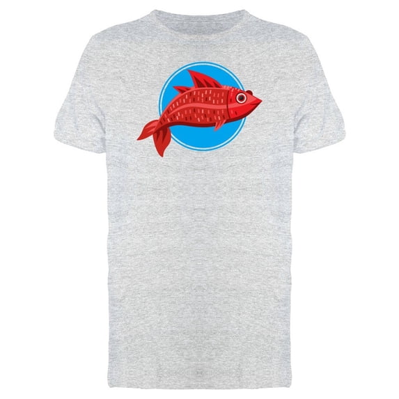Cool Red Fish Tee Men's -Image by Shutterstock