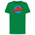 thumbnail image 1 of Cool Red Fish Tee Men's -Image by Shutterstock, 1 of 1