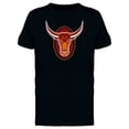 thumbnail image 1 of Cool Red Orange Retro Bull Tee Men's -Image by Shutterstock, 1 of 2