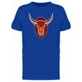 thumbnail image 1 of Cool Red Orange Retro Bull Tee Men's -Image by Shutterstock, 1 of 1