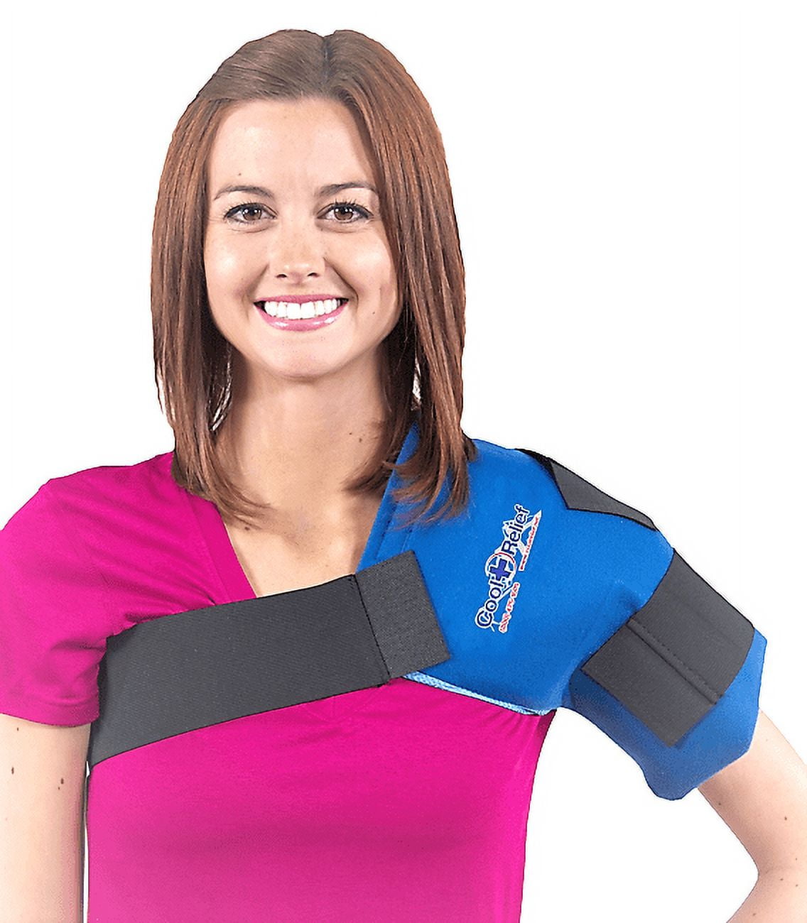 Cool Relief Soft Gel Ice Pack, Shoulder Ice Pack Wrap, Reusable Ice Pack for Frozen Shoulder