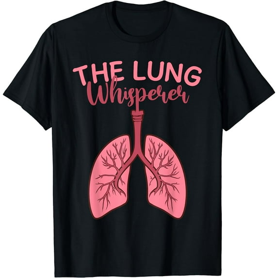 Cool Respiratory Therapy For Men Women Care Week Lung Doctor T-Shirt