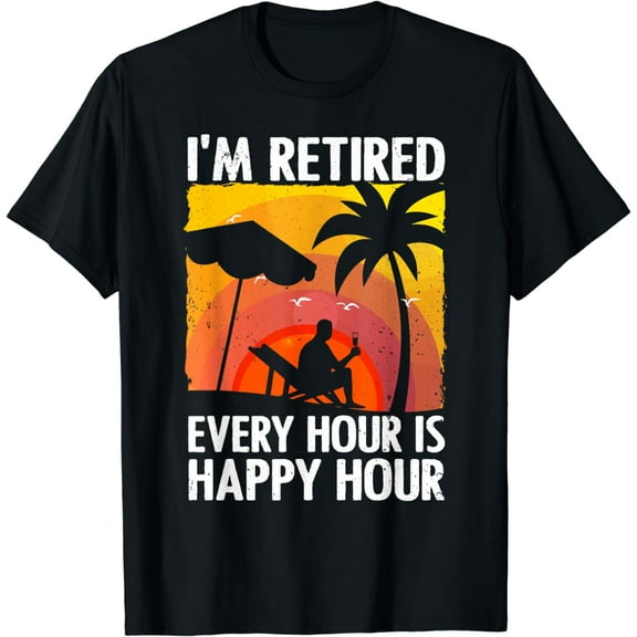 Cool Retirement Art For Men Women Retirement Retired Retiree T-Shirt