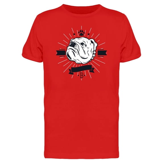 Cool Retro Bulldog Head Tee Men's -Image by Shutterstock