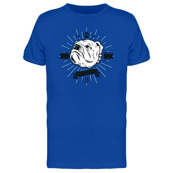 Cool Retro Bulldog Head T-Shirt Men -Image by Shutterstock, Male x-Large