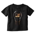 thumbnail image 1 of Cool Retro MTV Lit Light Bulb Logo Toddler Boy Girl T Shirt Infant Toddler Brisco Brands 6M, 1 of 6
