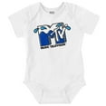 thumbnail image 1 of Cool Retro MTV Water Splash Logo Romper Boys or Girls Infant Baby Brisco Brands NB, 1 of 6