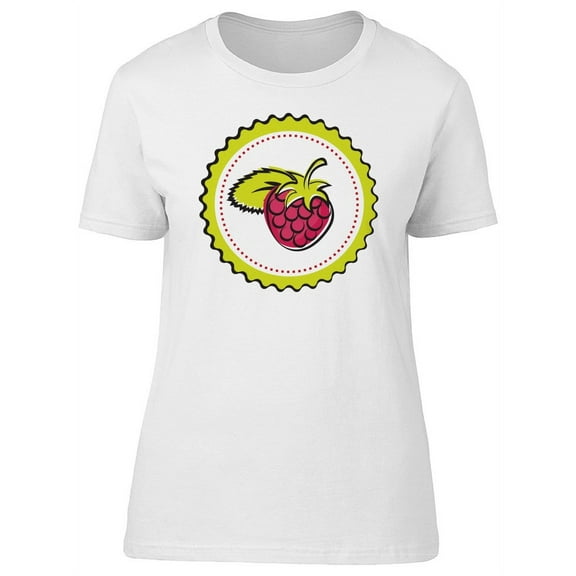 Cool Retro Raspberry Graphic T-Shirt Women -Image by Shutterstock, Female x-Large