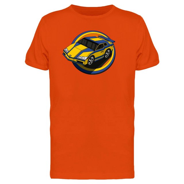 Cool Retro Speed Car Cartoon Tee Men's -Image by Shutterstock