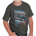 thumbnail image 1 of Cool Retro Unleashed Power Racecar Crewneck T Shirts Boy Girl Teen Brisco Brands M, 1 of 4