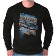 thumbnail image 1 of Cool Retro Unleashed Power Racecar Long Sleeve TShirt Men Women Brisco Brands M, 1 of 4
