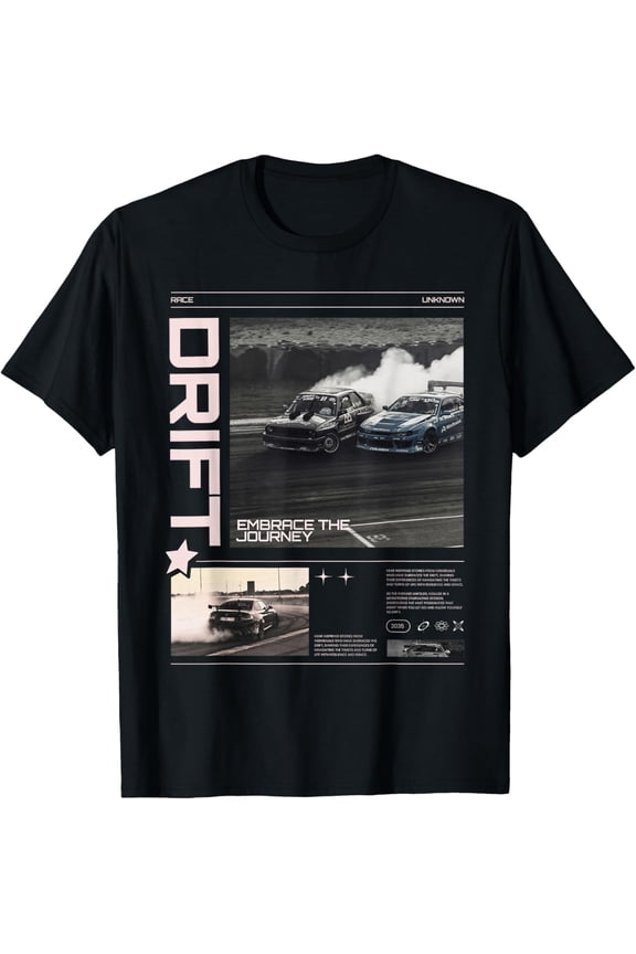 Cool Retro Vintage Japanese JDM Tokyo Japan Drift Race Car T-Shirt