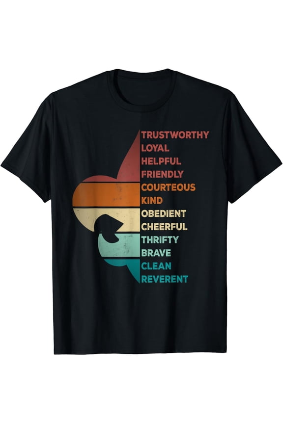 Cool Retro Vintage Style Scouting Law T-Shirt