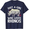 thumbnail image 1 of Cool Rhino Art For Women Girls Zoo Rhinoceros Chubby Unicorn T-Shirt,Forest Green color,size 5XL, 1 of 1