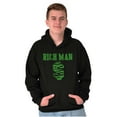 thumbnail image 1 of Cool Rich Man Dollar Sign Money Men's Big & Tall Graphic Hoodie Brisco Brands 4X, 1 of 5