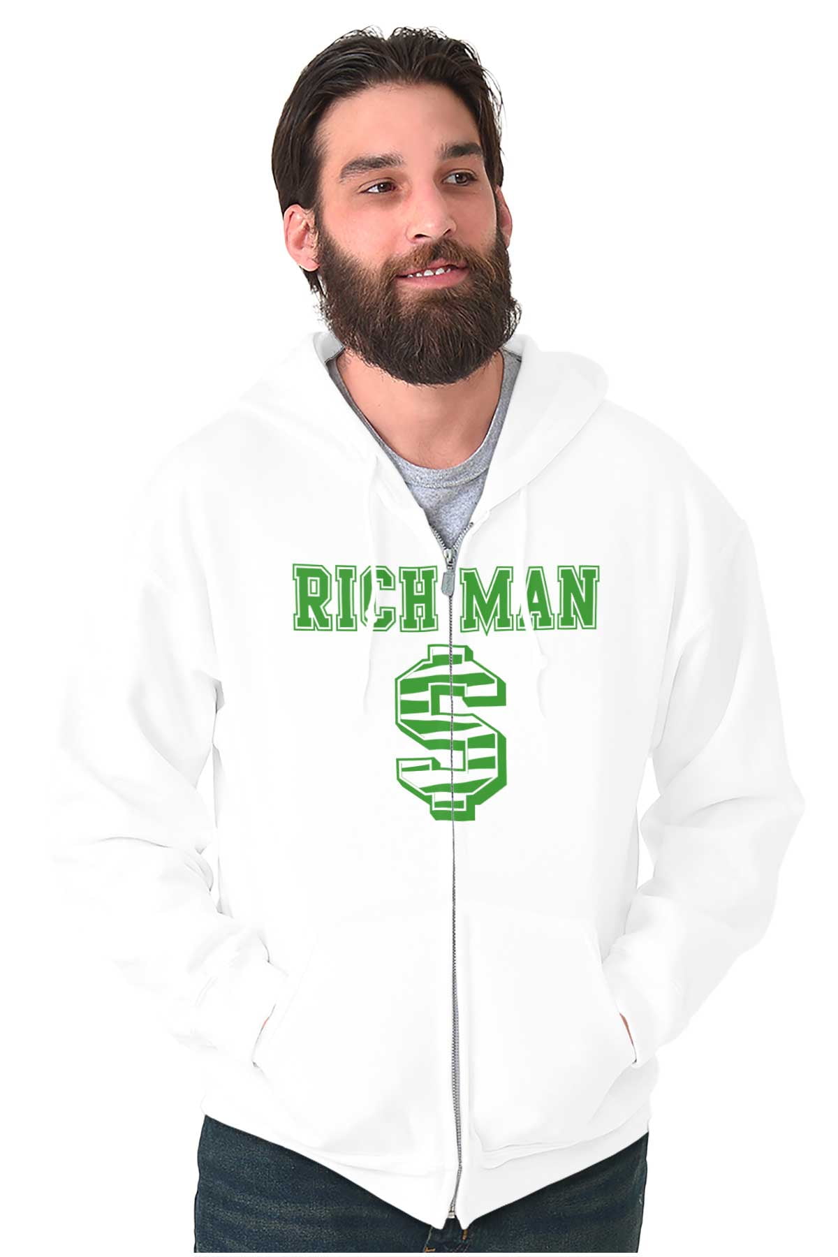 Dollar Money Print Pattern Men Women Pullover Hoodie