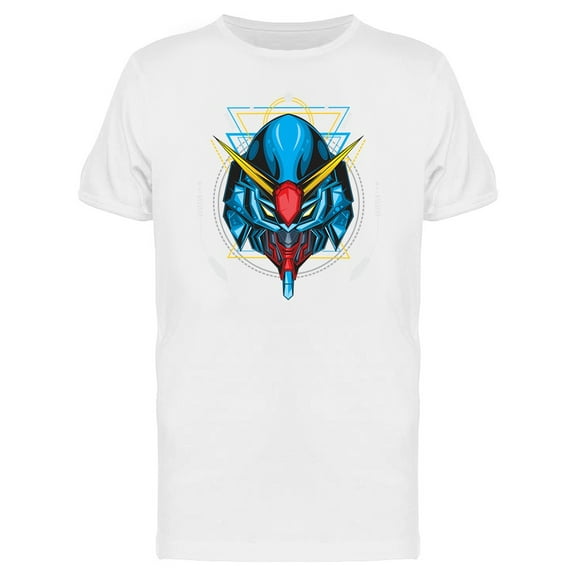 Cool Robot Head Combat T-Shirt Men -Image by Shutterstock, Male Medium