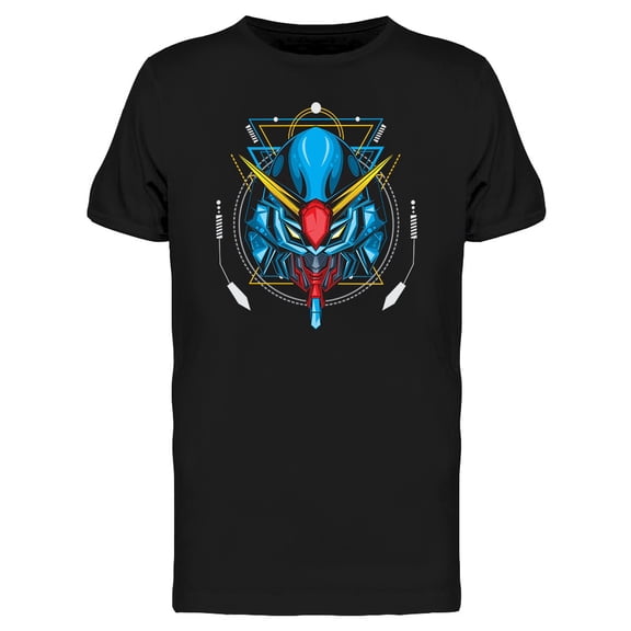 Cool Robot Head Combat T-Shirt Men -Image by Shutterstock, Male Medium