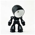 thumbnail image 1 of Cool Robot Shaped Mini Desk Lamp，Plastic Robot Figure Table Lamp with Built in Led Light Creative Desktop Ornament for Daily Desktop Lighting Decoration(Black), 1 of 5