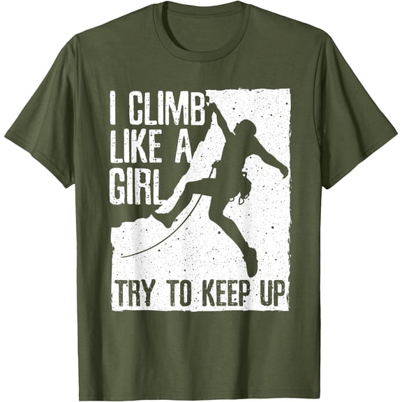 Cool Rock Climbing Design Climb Lovers Unisex T-Shirt for Men Women Kids Toddler