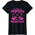 thumbnail image 1 of Cool Rockstar For Women Girls Punk Rocker Rock And Roll Band T-Shirt, 1 of 3