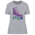 thumbnail image 1 of Cool Roller Skate T-Shirt Women -Image by Shutterstock, Female Large, 1 of 2