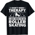 thumbnail image 1 of Cool Roller Skating For Men Women Roller Derby Inline Skate T-Shirt men and women can wear, black, white, gifts, 1 of 4