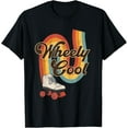 thumbnail image 1 of Cool Roller Skating Skate Girl 1970S Retro T-Shirt, 1 of 4
