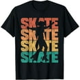 thumbnail image 1 of Cool Roller Skating Skate Girl 1970S Retro Vintage T-Shirt, 1 of 4