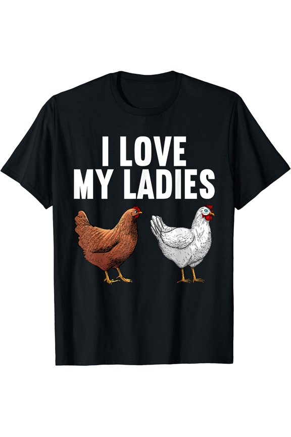 Cool Rooster Chicken Farmer Art T-Shirt for Farm Animal Fans
