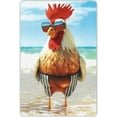 thumbnail image 1 of Cool Rooster Funny Chicken 120 Pieces Wooden Jigsaw Puzzles For Adults- Chicken With Sunglasses By The Sea Suitable For All Puzzle Toy Enthusiasts, Educational Educational Art Collectibles, 1 of 6
