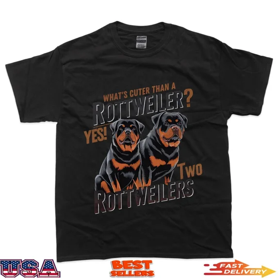 Cool Rottweiler Design For Men Women Rottweiler Lover T-Shirt