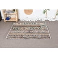 thumbnail image 1 of Cool Rug, Vintage Rug, Kitchen Rugs, Bath Rugs, Turkish Rug, 3.3x4 ft Small Rug, 1 of 9