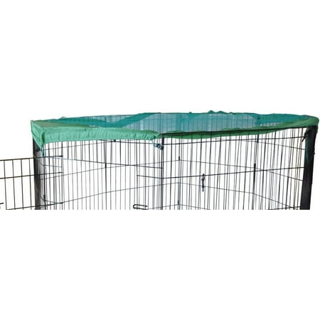 Cool Runners Wire X Pen for Dogs Universal Sun/Rain Cover Security Top