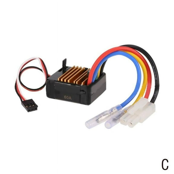 Cool Running 1060 Waterproof 60A ESC SCX10 Climbing Brush F6P3 Two-way K4Y8 Car Motor ESC C2L9 Q3G7