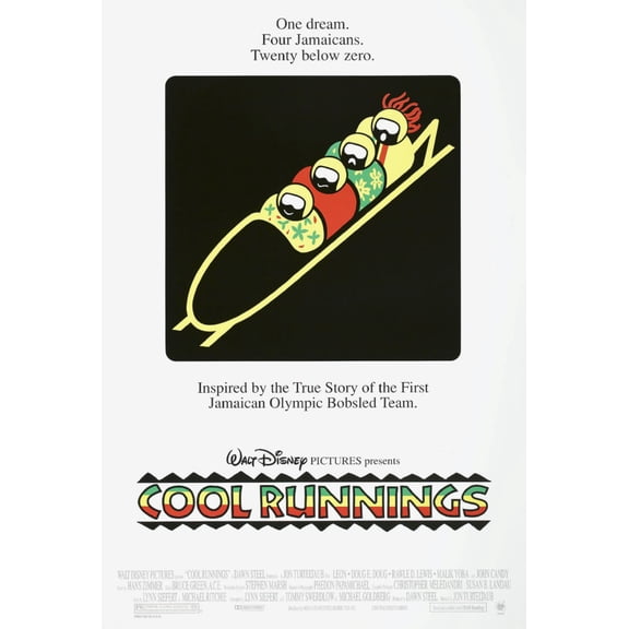 Cool Runnings Movie Poster 24x36 24Inx36In Poster 24x36 Multi-Color Square Adults Best Posters
