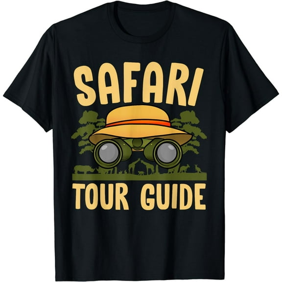 Cool Safari Art For Men Women Kids Costume African Zookeeper Funny Creative Graphic T-Shirt